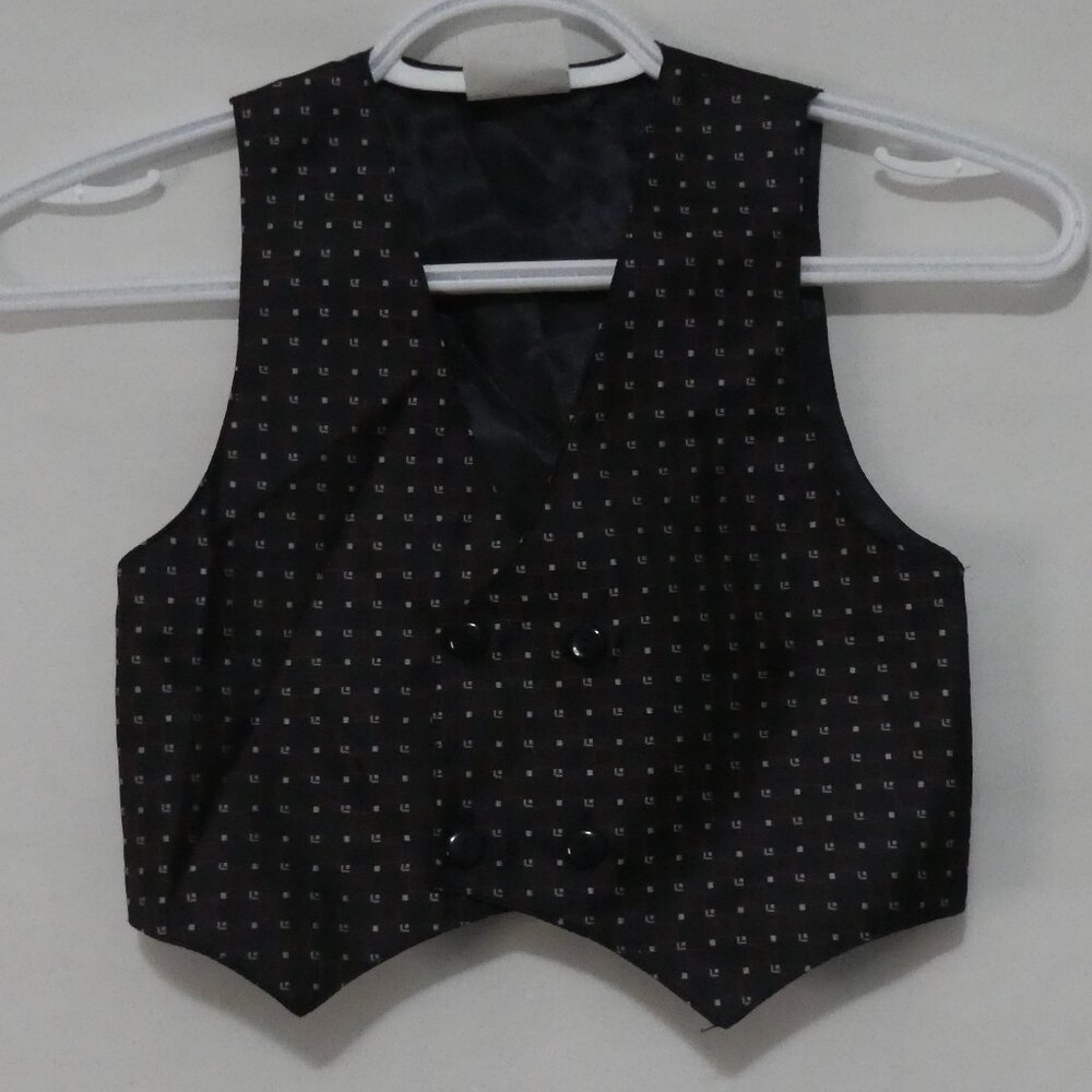 Unbranded | 4T | Elegant Double-Breasted Formal Vest | Made In Canada 🟥🍁🟥
